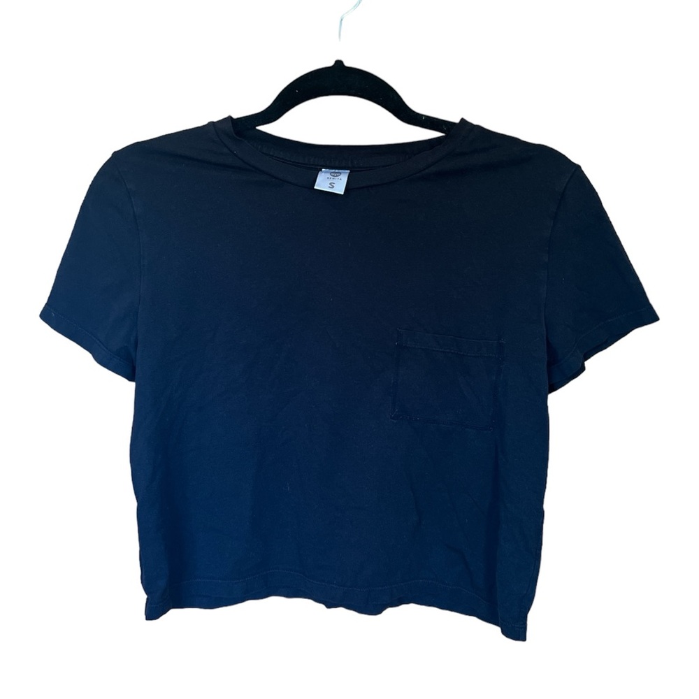 Black Crop Top Senita Athletics